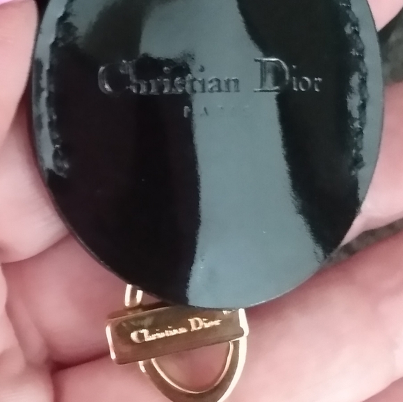 *Sold* Authentic Christian Dior Maris Pearl Black Patent Leather handbag - Picture 9 of 14